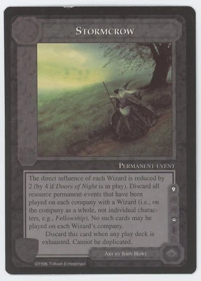 1996 Middle-Earth The Dragons Stormcrow PROMO - NM/MT & UNPLAYED - Image 1 of 2