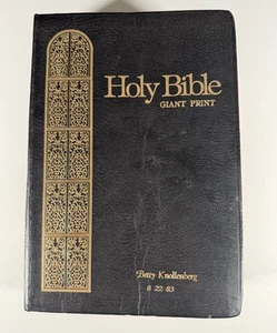 Bible King James Version 1976 Giant Print Vintage Thomas Nelson Testaments Book - Picture 1 of 13
