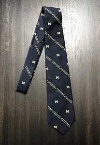 Vintage University of Michigan Wolverine’s Herren Krawatte Made in USA - Bild 1 von 4