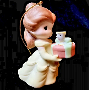 Hallmark Precious Moments Disney Princesa Bella y Chip Bella y Bestia Ornamento - Imagen 1 de 14