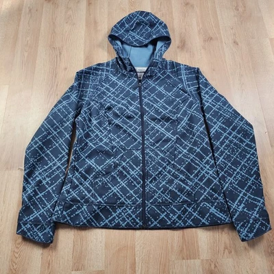 Columbia Sudadera con Capucha Mujer XL Elastizada Geométrica Cremallera Completa Chaqueta Capucha Omni Escudo Foto 1 de 4