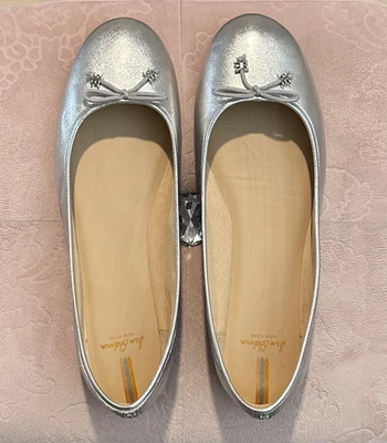 Pisos de ballet de lujo Sam Edelman Felicia - plata suave, 14M Foto 1 de 4