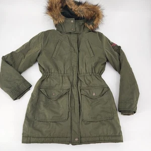 Abercrombie Kids Green Winter Jacket Size 13/14 - Picture 1 of 7