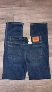 Levi Strauss Boys Size 20 514 Straight Jeans 30x32 New W Tags Denim - Picture 1 of 5