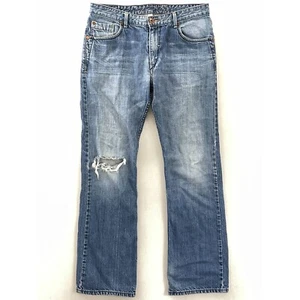 Jeans uomo bootcut Silvertab blu invecchiato lavaggio medio denim 34x34 - Foto 1 di 9