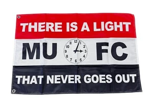 HERE UNA LUZ QUE NUNCA SE APAGA RELOJ BANDERA UNIDA GRATIS REINO UNIDO 48 HORAS POST 3X2 PIES - Imagen 1 de 1