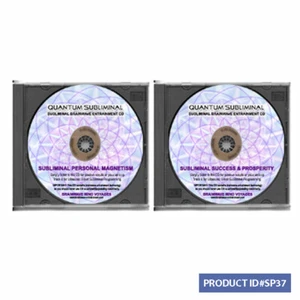 2 CD-SUBLIMINAL PERSONAL MAGNETISM-SUCCESS PROSPERITY NLP MIND PROGRAMMING AUDIO - Picture 1 of 1