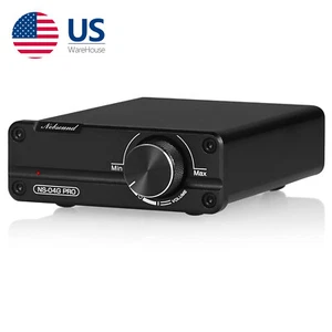 Nobsound Mini Digital Power Amplifier HiFi Stereo Home Desktop Audio Amp 100W*2 - Picture 1 of 9