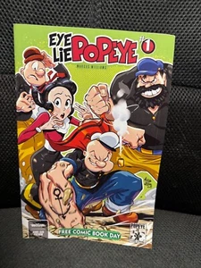 Eye Lie Popeye #1 Preview Edition FCBD Label - Bild 1 von 2