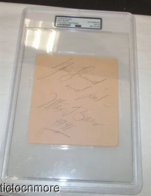 ORIGINAL MAX BAER BOXER AUTOGRAPH SIGNATURE PSA DNA AUTHENTICATED BOXING 1941 - Image 1 of 4