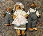 Raikes Bears THE THREE BEARS 1989 Limited Edition