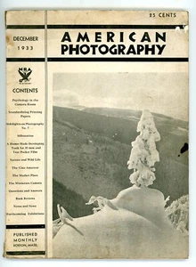 1933 Dec. American Photography Magazine Boston MA Christmas Issue Ad's - Picture 1 of 6