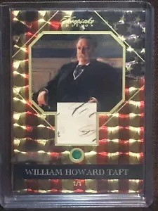 2023 KEEPSAKE EDITION WILLIAM HOWARD TAFT 1/1 AMERICAN FLAG DOCUMENT GEM RELIC - Picture 1 of 8