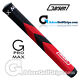 Garsen Golf G-Pro Max Jumbo Putter Grip - Black / Red + Grip Tape