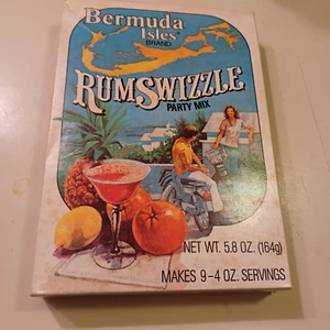 Vtg 1987 Bermuda Isles Rum Swizzle Party Mix NOS Never Opened For Decor Only - Picture 1 of 6
