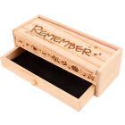 Vintage Wooden Pencil Box - Perfect for Students and Kids