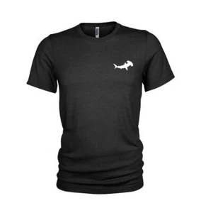 Hammerhead logo - Scuba diving - favourite Shark inspired Mens T-shirt - Picture 1 of 2