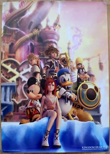 Kingdom Hearts II 2 (2005) RARE PS2 51.5cm x 73cm Japanese Promotional Poster #2 - Picture 1 of 1