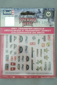 Calcomanías adhesivas Pinewood Derby Peel & Stick Revell nuevas RMXY8673 ¡Difíciles de encontrar! - Imagen 1 de 2