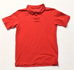 Nautica Boy's Size XL(18/20) Red Short Sleeve School Uniform Polo Shirt - Picture 1 of 8