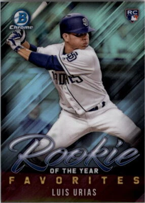 2019 Bowman Chrome Rookie of the Year Favorites #ROYF4 Luis Urias - NM-MT - Image 1 of 2