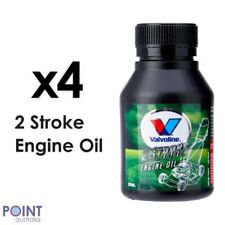 x4 Valvoline 2 Stroke Motor Oil (Pack Of 4, 200ml) - Trusted Brand! | Engine Set