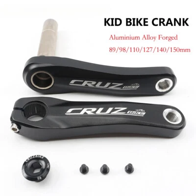 MTB Child Bike Crank Arm 89-150mm Kids Folding Bicycle Crank for 9-12 Speed - Image 1 of 4