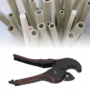 PVC Pipe Cutter Ratchet Action Self Locking Blade Tubing Scissors Tools. - Picture 1 of 22
