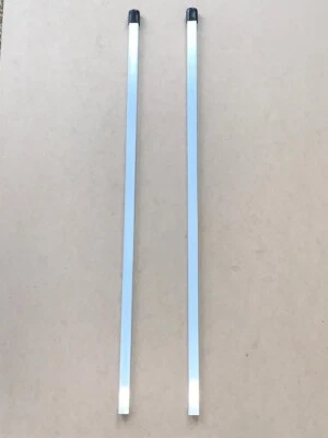 NEW  2 - 30"  x 3/4" ALUMINUM SECURITY YARD Sign STAKES for all Alarm Signs - Image 1 of 2