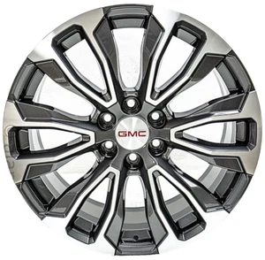 4 New GMC Sierra Yukon Denali Replica Gunmetal Machined 24" Wheels Rims 14025 - Picture 1 of 2