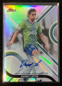 2022 Topps Finest MLS #78 | DANNY LEYVA | Sounders; Refractor Autograph - Picture 1 of 3