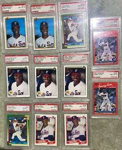 11 Stück PSA graded 1990 Sammy Sosa Baseball Karten Lot - PSA 8 und 9 - Bild 1 von 6