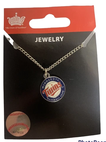 MLB Minnesota Twins Logo Pendant Necklace Cover