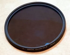Quantaray Digital 77mm Lens Filter C-PL Circular Polarizer Low profile Thin Wide - Picture 1 of 7