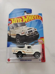 Hot Wheels 2023 Toyota Land Cruiser White JDM TH Treasure Hunt Then & Now HTF - Picture 1 of 6