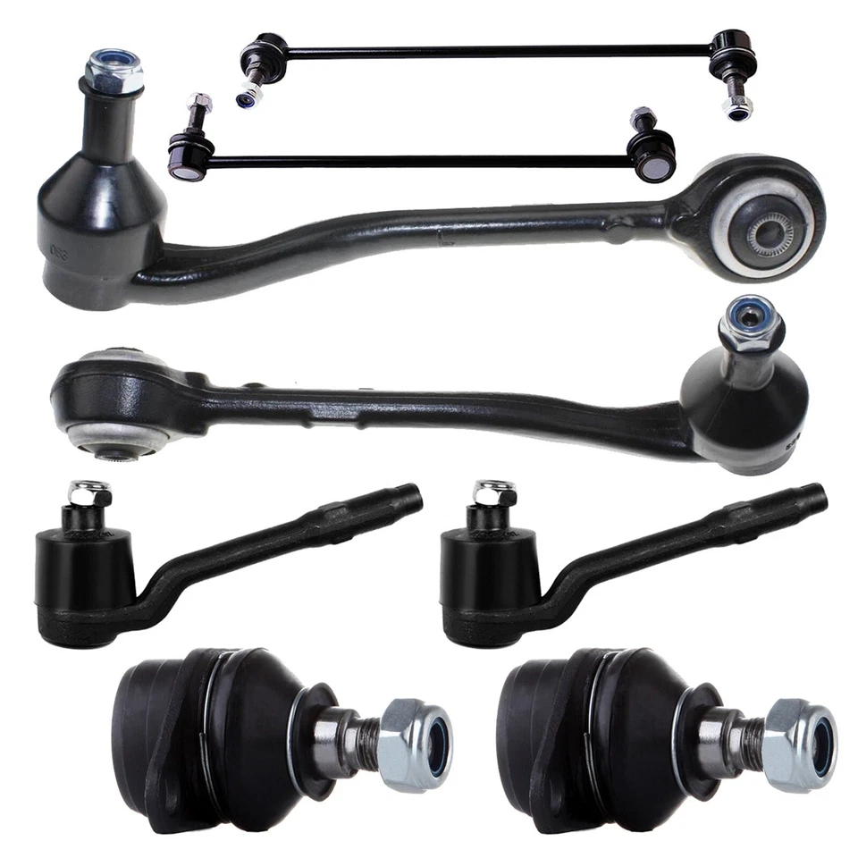 适用于 2000 - 2003 宝马 X5 8 件悬挂控制臂球接头领带杆摇杆 — 第 1/1 张图片