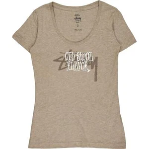 Stussy Grey Old Skool Flavor Tee - Picture 1 of 3