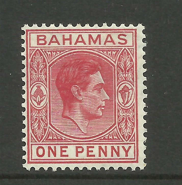 Bahamas 1938 Sg 150, 1d Carmine, Mounted Mint. {Box 4-12} - Image 1 of 1