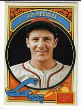 JOE MEDWICK 2014 PANINI GOLDEN AGE 5x7 BOX TOPPER CARD 8 ST LOUIS CARDINALS