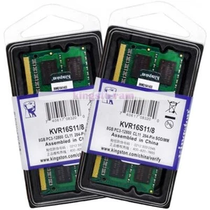 Kingston 8 GB RAM DDR3 16 GB 1600 MHz 2RX8 PC3-12800 SO-DIMM memoria laptop 1,5 V - Foto 1 di 5