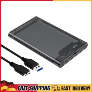 2,5-Zoll-Festplattengehäuse SATA HDD/SSD-Gehäuse für Laptop (USB3.0 grau) - Afbeelding 1 van 5