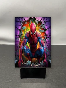 Spider-Man Marvel Comics Custom Art Trading Card Thick - Picture 1 of 2