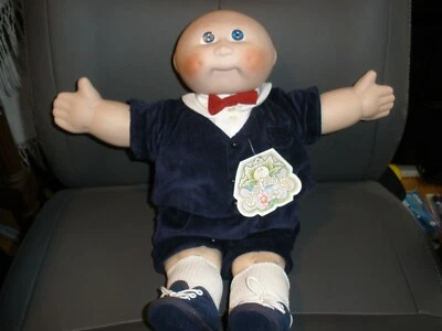 Muñeca de porcelana Jeffrey Nicholas Cabbage Patch Boy Doll 1984 usada en excelente estado Foto 1 de 4