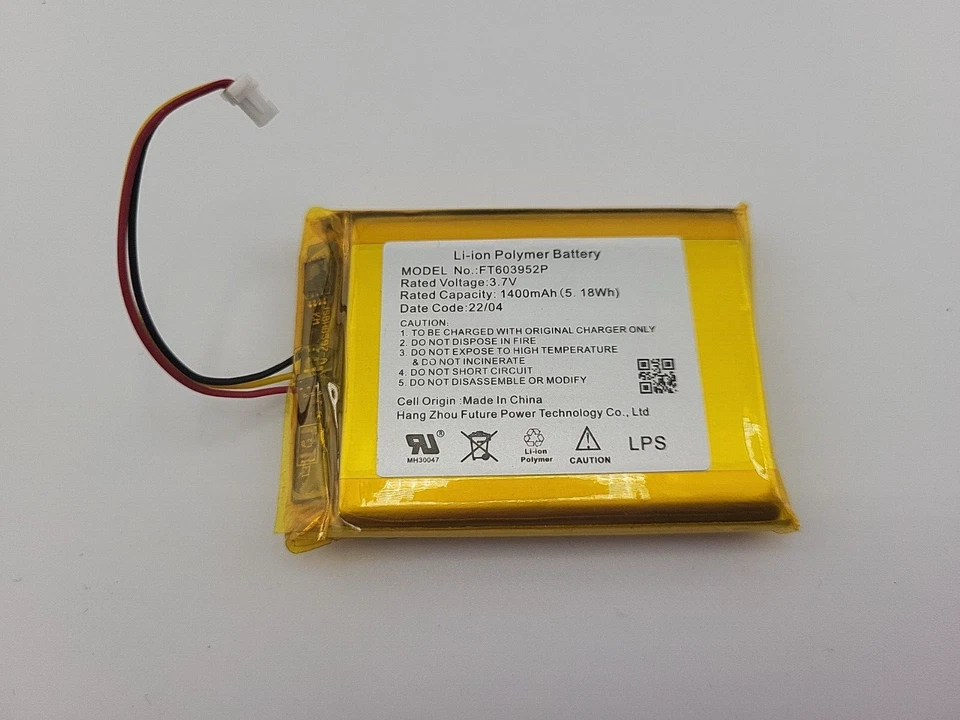 Replacement Battery 3.7V 1400mAh Turtle Beach Stealth 700 Gen 2/Max FT603952P
