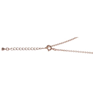 2 Mm Link Chain With Rose Gold Clasp - Picture 1 of 2