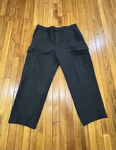 Banana Republic Emerson Gray Wool Cargo Pants Men's 39x29 Fully Lined - Picture 1 of 9