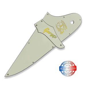 Juego de cubierta de golpeador y varilla de armadura verde de 3 capas como nuevo para Epiphone Firebird + calcomanías - Imagen 1 de 12