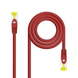 Cable reseau Ethernet RJ45 Cat. 6A SFTP, AWG26, Rouge, 1 metre - Photo 1/3
