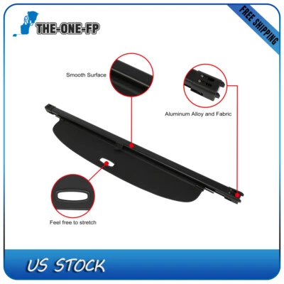 Fits Audi Q7 2016 2017-2024 Retractable Cargo Cover Rear Trunk Security Shade Foto 1 de 4