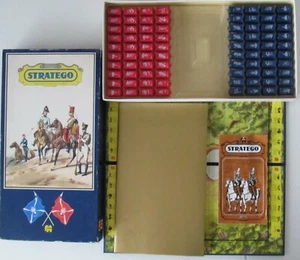TOP ZUSTAND: STRATEGO 495! Die GROSSE BLAUE Ausgabe aus den 70gern + SICHTSCHUTZ - Bild 1 von 7
